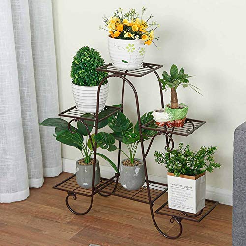 Metal 6 Tier Plant Stand,Plant Stands for Indoor Plants Display Stand Indoor Plant Stand Metal Plant Stand for Multiple Plants for Living Room - Thumbnail 2
