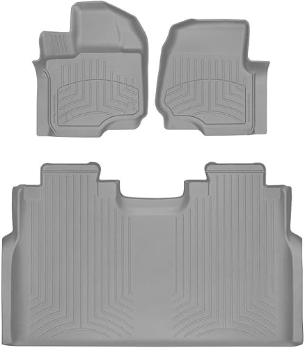 Miniatura 10 de WeatherTech FloorLiner HP Alfombrillas de suelo de ajuste personalizado para Ford F-150, F-150 Raptor, F-150 Lightning (cabina de tripulación,