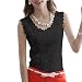 21secret Fashion Women Elegant Lace Floral Sleeveless Crochet Knit Vest Tank Top Shirt Blouse