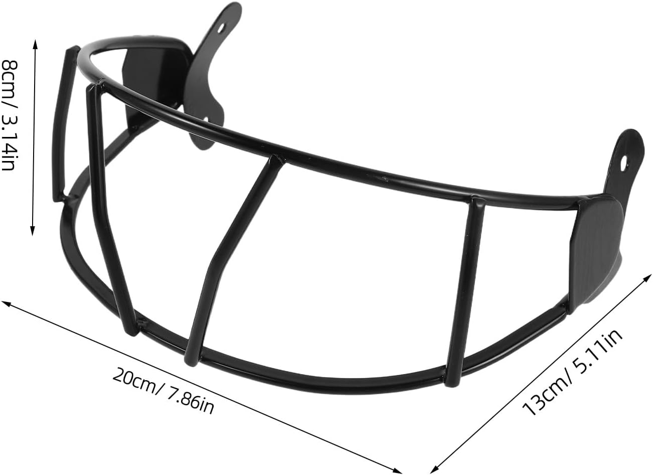 Softball Face Mask - Baseball Helmet Mask Enhanced Impact Protection for Practice and Games - Sports School and Team Activities Use