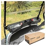 Limpia y sostiene todo lo que necesitas: esta cesta interior frontal para carrito de golf añade almacenamiento adicional a la parte delantera de tu carrito, no tienes miedo a perder tus llaves o teléfono ahora y mantiene todas tus cosas al alcance de tu mano.