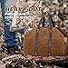 Canvas Firewood Log Carrier Bag, Waxed Durable Wood Tote of Fireplace Stove Accessories, Extra Large Hay Hauling with Handles for Outdoor Camping-Rust