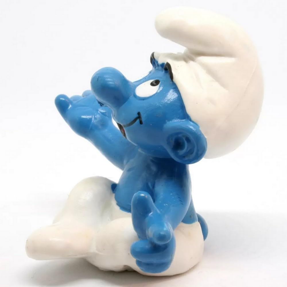 Figurine Schleich Schtroumpf Benêt - Bleu, 3x3x5 Cm - Idéal Pour Enfants Dès 3 Ans