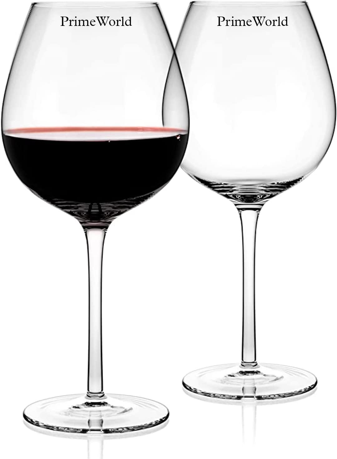 Allegra Wine Glasses Set - 4 Crystal Clear Glasses -12