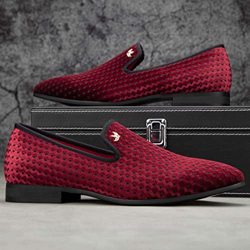 Image of JITAI Men's Dress Shoes - Casual Rubber & Leather Loafers for Men - Fashion Business Formal Wear
