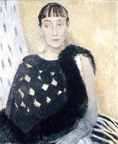 Tableau Mme Clement par Glyn Philpot toile de 60x90cm pour bureau