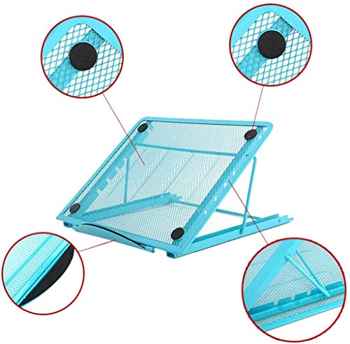 Multifunctional Adjustable Light Box Pad Stand Diamond Painting Stand Tablet Notebook Support fit for 5d Diamond Painting Kits Laptop (Blue)
