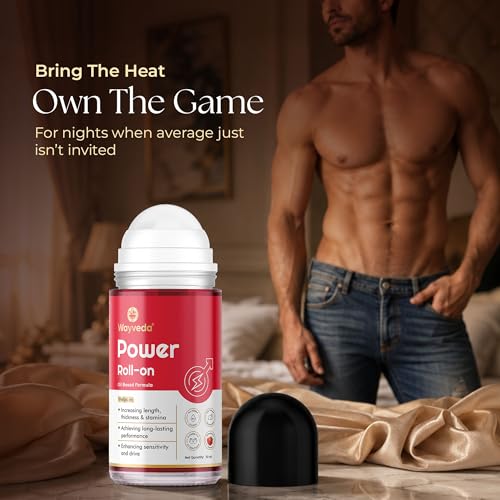 Image of Power Roll-On Combo for Men | Strawberry + Classic Oil-Based Formula with Ashwagandha & Shilajit | Supports Strength, Thickness, Vitality & Confidence | No Additives, Paraben Free | 2 x 50ml
