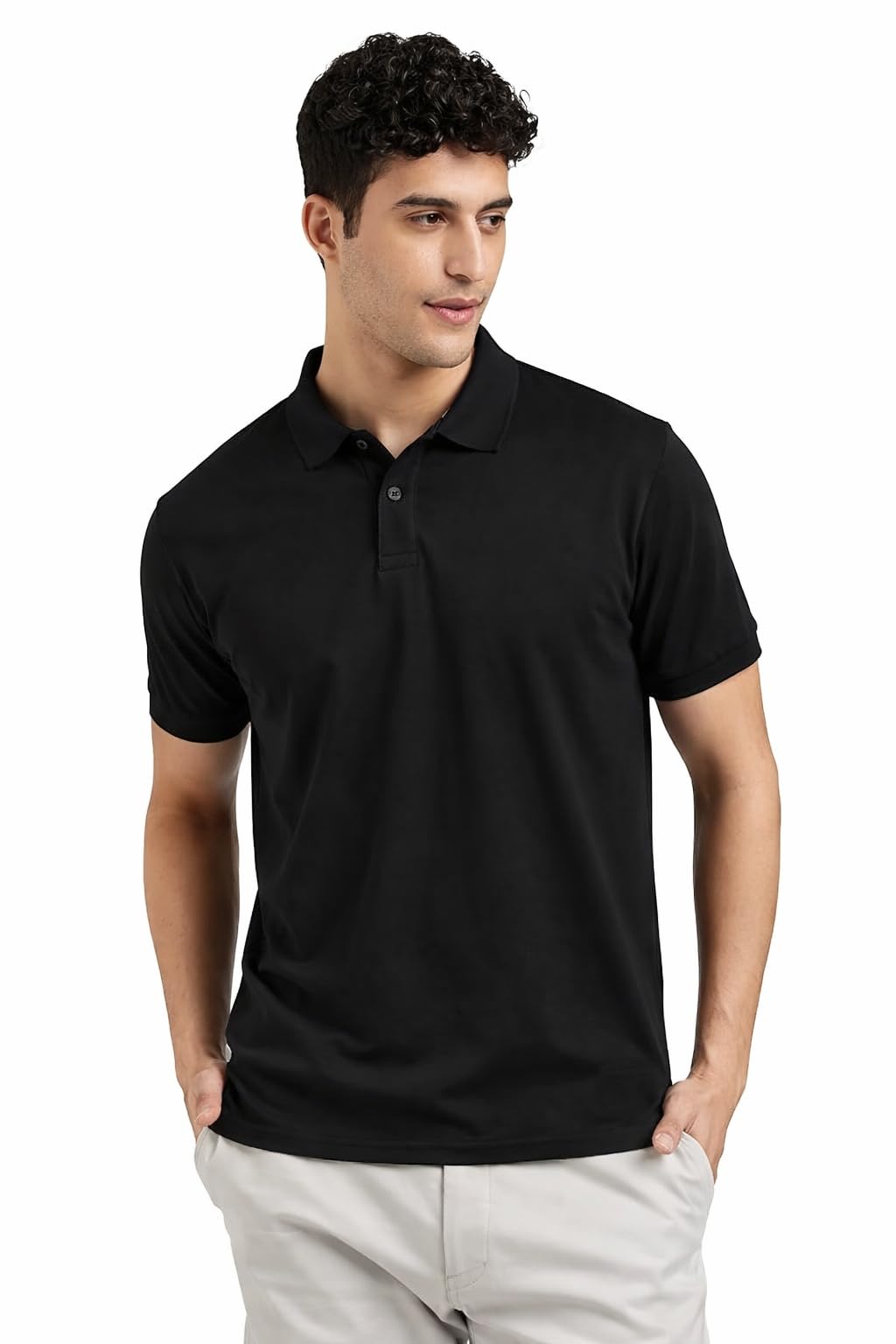 rayvix Premium Cotton Pique Polo T-Shirt for Men | Half Seelves Regular Fit | Polo Neck - Ultra-Soft Breathable Fabric | Moisture Wicking-picture-48