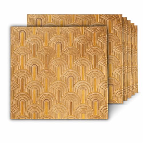 Image of Barebeauty 3D Wall Panel Wallpaper, Self Adhesive PE Foam Brick Sticker, Waterproof Wall Covering for Home Decor, 70 x 70 cm (Pack of 6, 31.62 Sq. Ft. Approx)