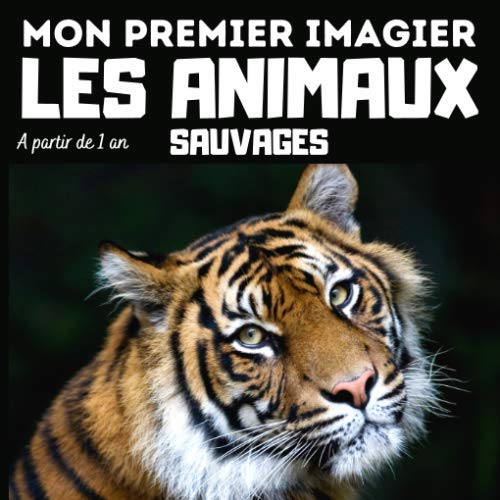 Mon premier imagier Les animaux sauvages: livre éducatif en couleurs pour enfants et les tout-petits à partir de 1 an - cadeau ludique