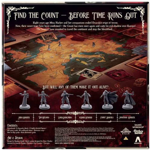 Fury of Dracula Board Game, 5th Edition | Game of Deduction and Gothic Horror | Quicker Gameplay Option, Additional Hunter | 2 to 5 Players | Ages 14+ - image 2