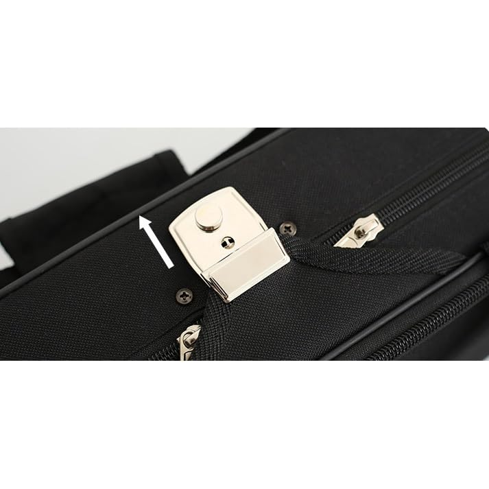 estuche de violín Estuche De Violín 4/4-1/4 Caja Oxford De Un Hombro Doble Hombro Ligero Antipresión Bolsa De Violín Caja De Protección(B,4/4)