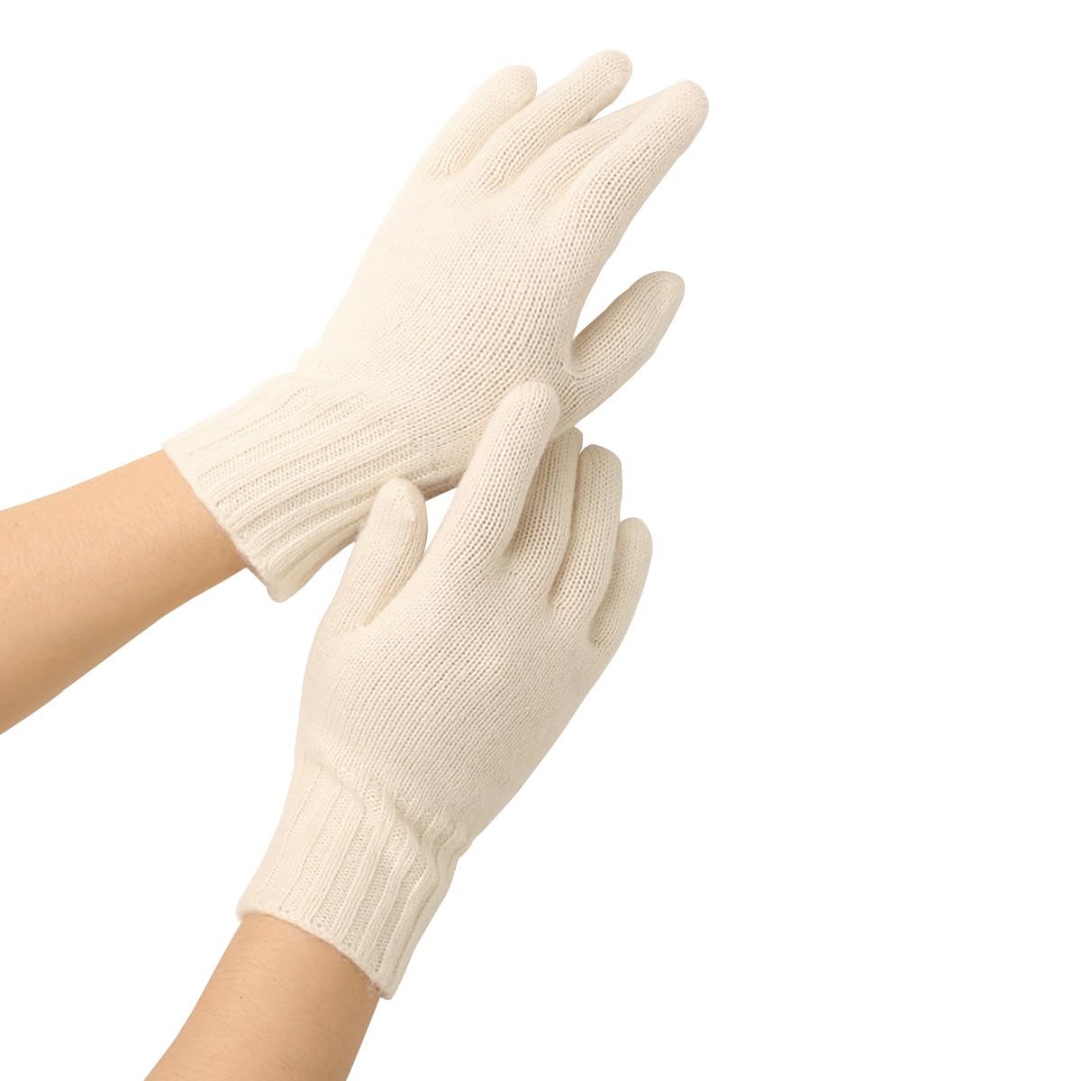 YUONNY Zimowa czapka beanie, szalik, rękawiczki, zestaw 100% wełny merynosów, dla kobiet i mężczyzn, miękka, ciepła czapka z dzianiny ze ściągaczami, długi szal i pełne palce, zestaw 3 w 1, do