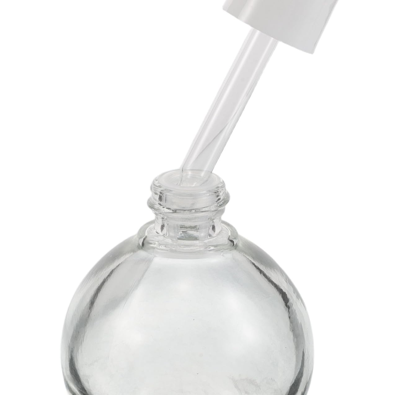 Healeved 12 Stück Kugelförmige Glas Tropfflaschen 30 ml mit Pipette und Auslaufschutz Reisefläschchen für Ätherische Öle Seren und Parfüm Wiederbefüllbar Spritzgegossene Dichtung