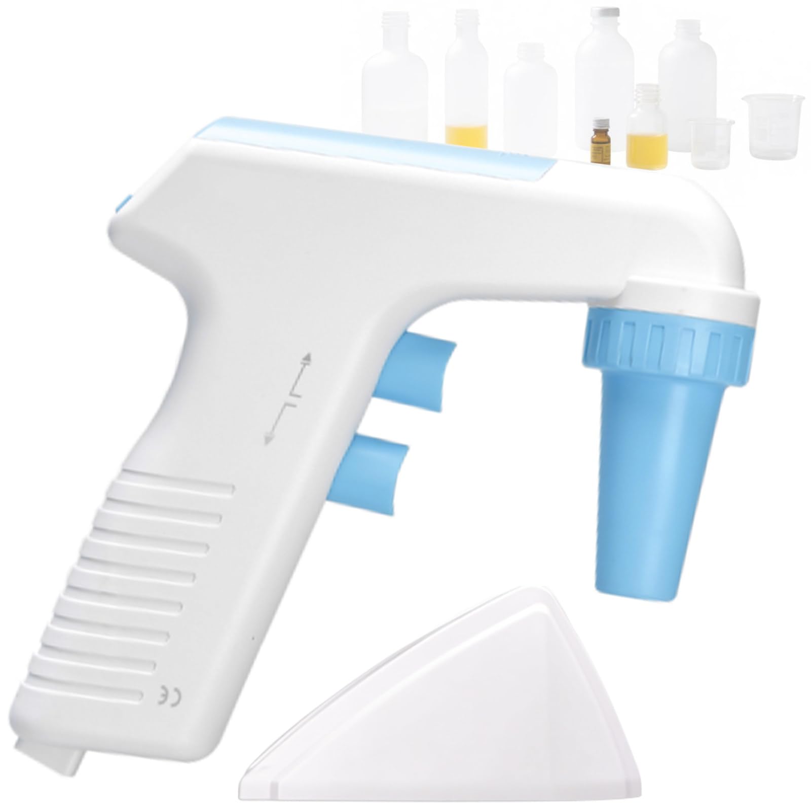Dispensador de pipetas motorizado automático, pipeteador Digital de 0,1 a 100 ml con Pantalla LCD, Velocidad Ajustable en 6 Niveles y 2 Modos de Vaciado, para experimentos químicos