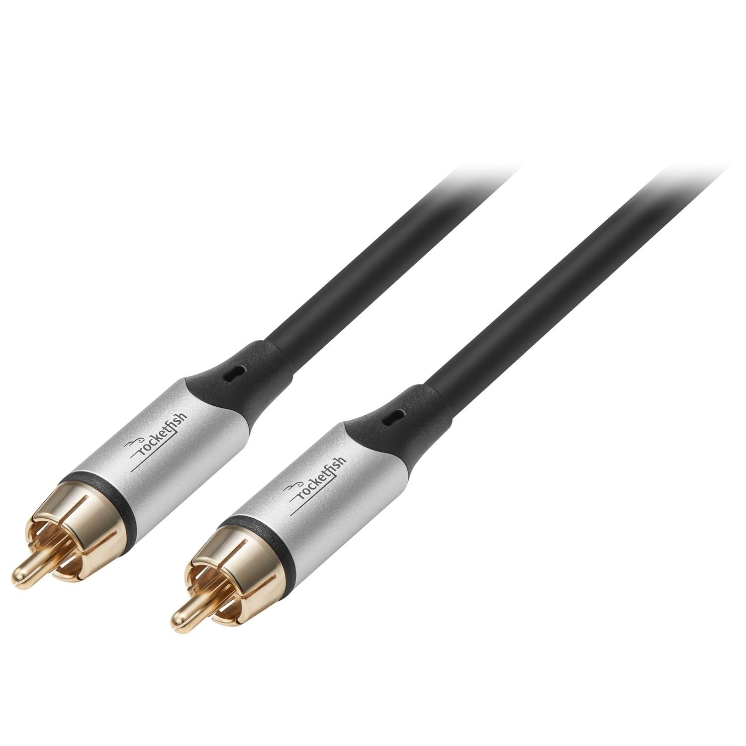 Rocketfish RG6 Coaxial Cables & 2-Way Splitter – High-Speed TV, Antenna, Modem & Cable Box Connectivity for Home Theater & Internet Setup (RCA Cable (15 ft))