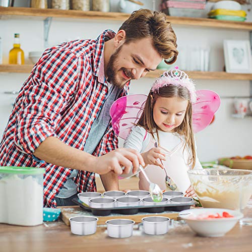 HomeMall 8-Piece Mini Cake Pan Set