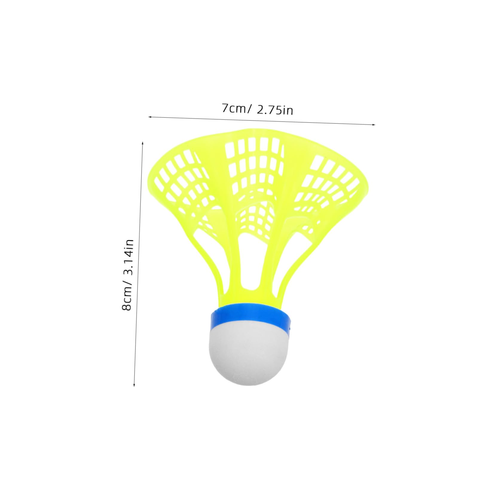 SUPVOX Foam Orange Badminton Shuttlecocks Nylon Badminton Badminton Training Device Badminton Self Training Tool