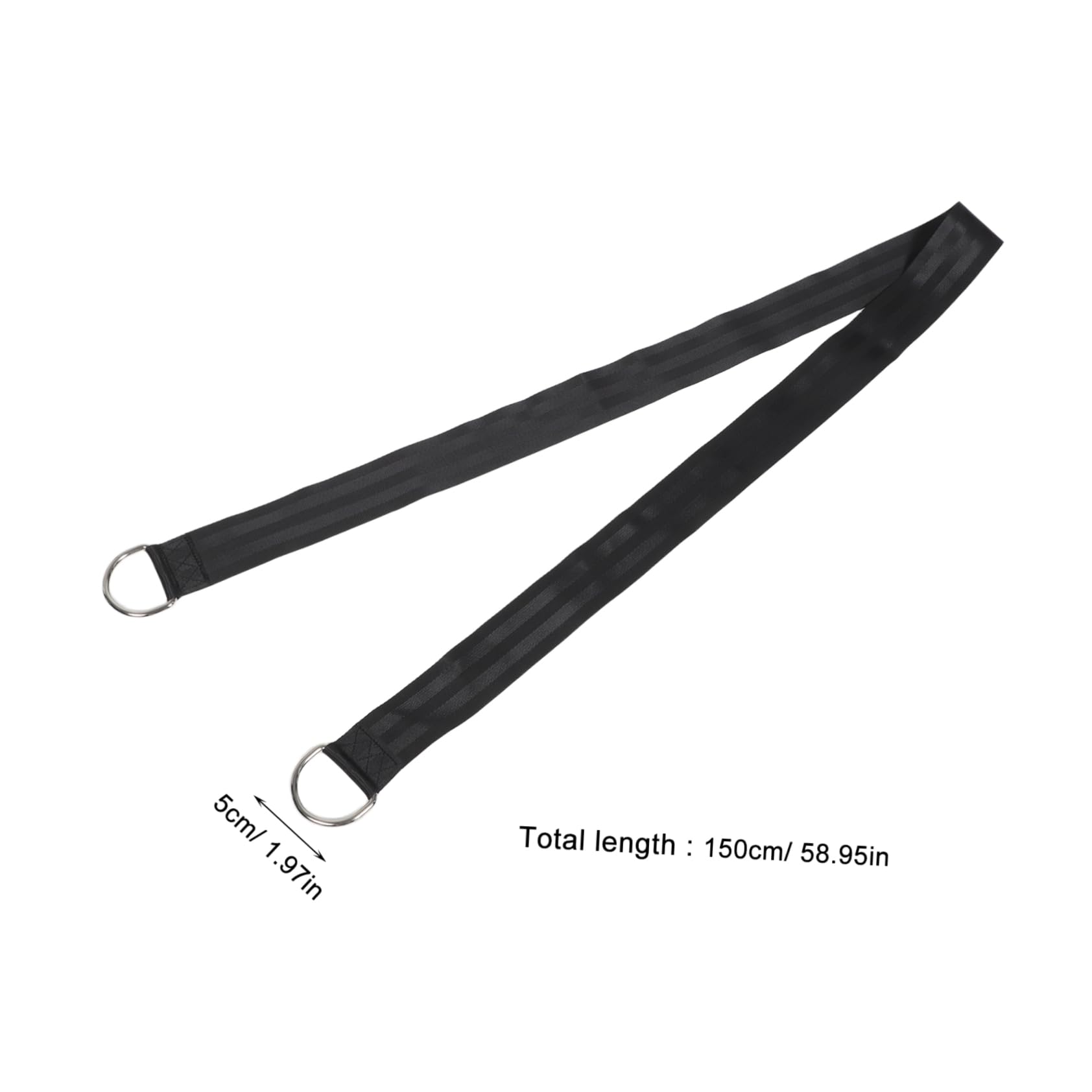 INOOMP 1 Set Adjustable Hammock Straps for Outdoor Use Durable Tree Swing Hanging Kit with Enhanced Stability Easy Install Design for Camping