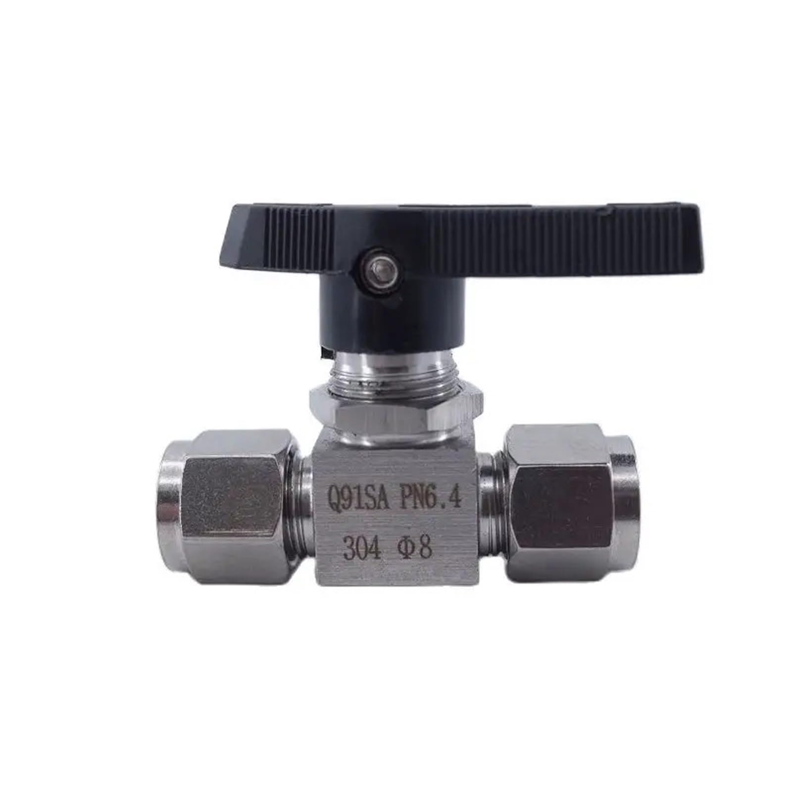 Robinet à tournant sphérique 1/4 vanne inox 316 tube 8mm 10mm raccordement haute pression