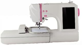 Stickmaschine, jetzt mit 100 * 235mm Stickfläche = bestes Preis Leistungsverhältnis bei Stickmaschinen,Pink-Sewing