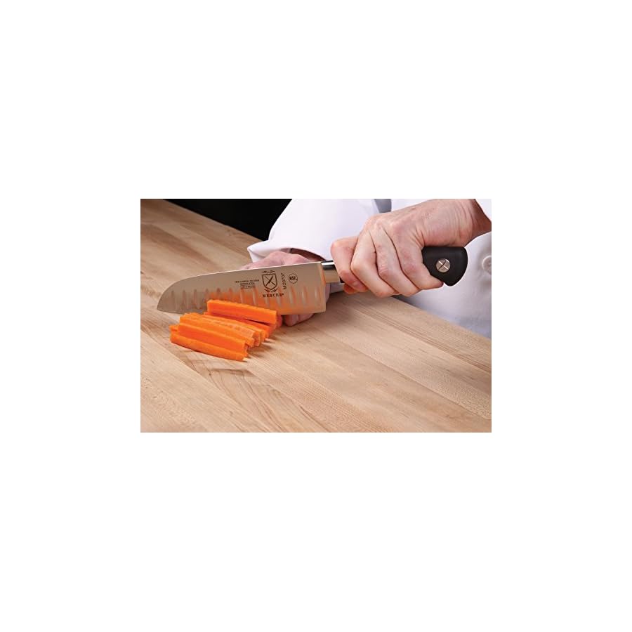 Mercer-Culinary-Genesis-8-Piece-Magnetic-Board-Knife-Set-14-18-x-10-14-13-inch-high-Stainless-Steel Mercer Culinary Genesis 8-Piece Magnetic Board Knife Set, 14 1/8 x 10 1/4, 13 inch high, Stainless Steel