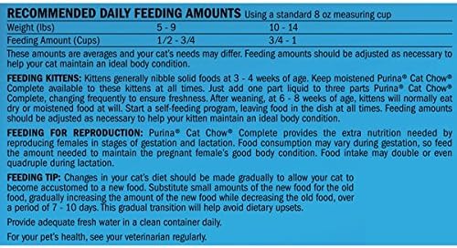 Vista 4 de Cat Chow Best Cat Food Purina Complete 63 lb Wellness Feast Gourmet Dry Nutrition Alimento natural para gatos 63 lb