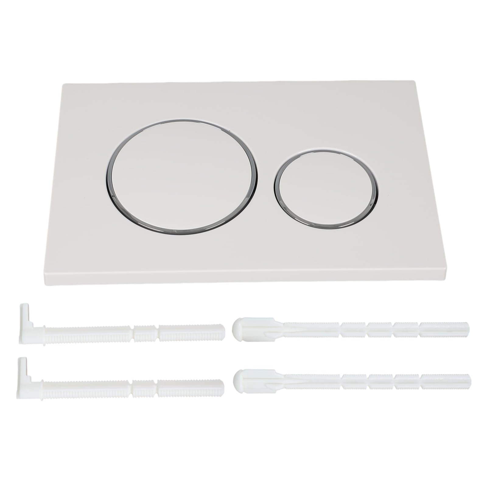 Flush Plate,Dual Flush Toilet Flush System with Flush Lever Fits for Geberit Sigma 20 UP300 & 320 Series Toilet Tlush System Replacement (White)