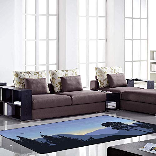 Tapis de sol rectangulaire durable Ruchen pour salle à manger - 4