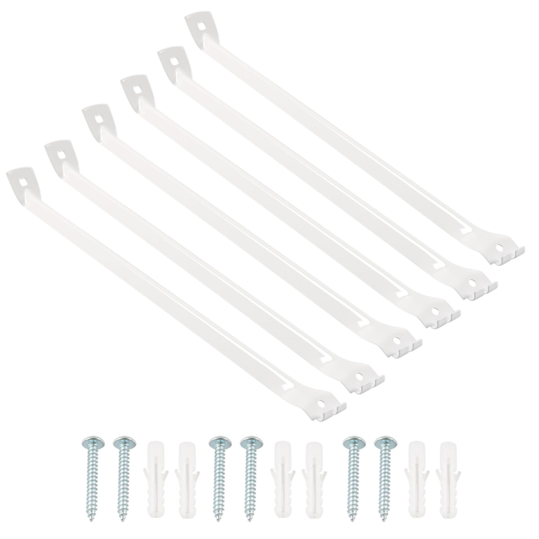 Prise en charge des étagères placard support de plateau en fil 6pcs