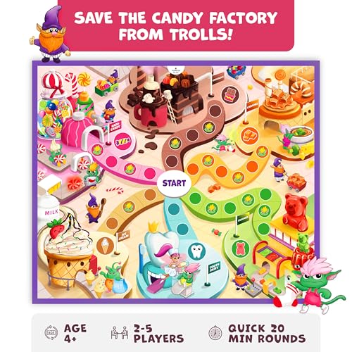 Candy Factory juego de mesa familiar para niños 4-8 años miniatura 3