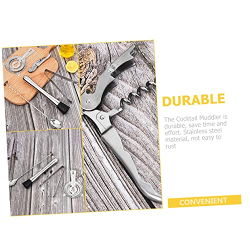 Outils de cocktail acier avec cuillère strainer pour shaker maison