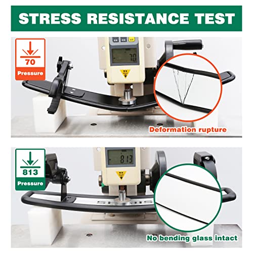 Shejisi Utv Mirrors, Aluminum Alloy Material,2022 New Rzr Rear View Mirror For 1.5" To 2" Inch Roll Cage, Adjustable For Best View, Compatible With Polaris Rzr,Kawasaki Mule, Honda Pioneer,Can Am X3 #TOP1