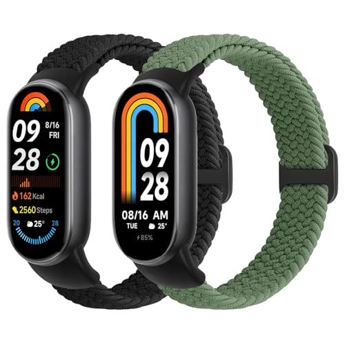 TumpCez Braided Bands Compatible with Xiaomi Smart Band 10 9 8 Straps for Women Men