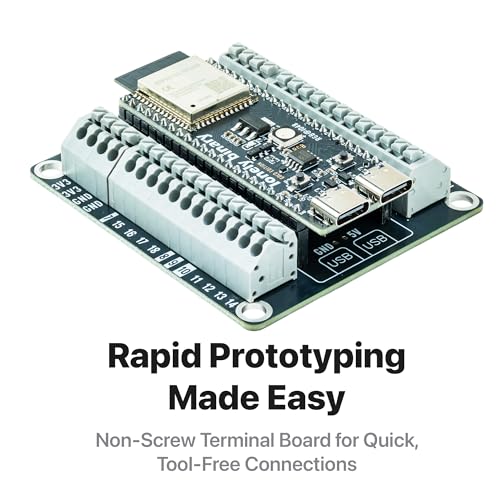 Image of Lonely Binary 3-Pack ESP32-S3 N16R8 WiFi BT Terminals Kit for Arduino IDE | 16MB Flash, 8MB PSRAM, 240MHz; WiFi + BT 5.0 LE, onboard antenna; pre-soldered, plugs into expansion & terminal boards