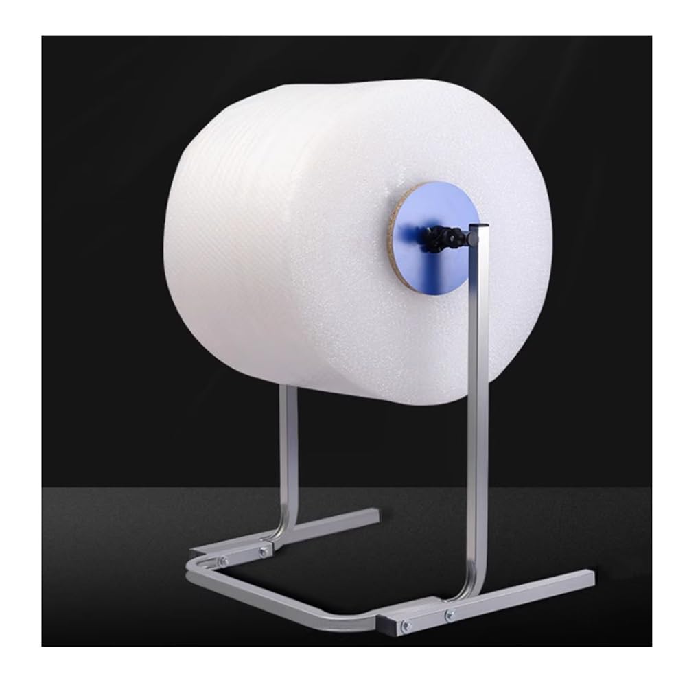 Dispenser per rotolo di pluriball, supporto manuale per cuscino a bolle da tavolo per imballaggio e spedizione