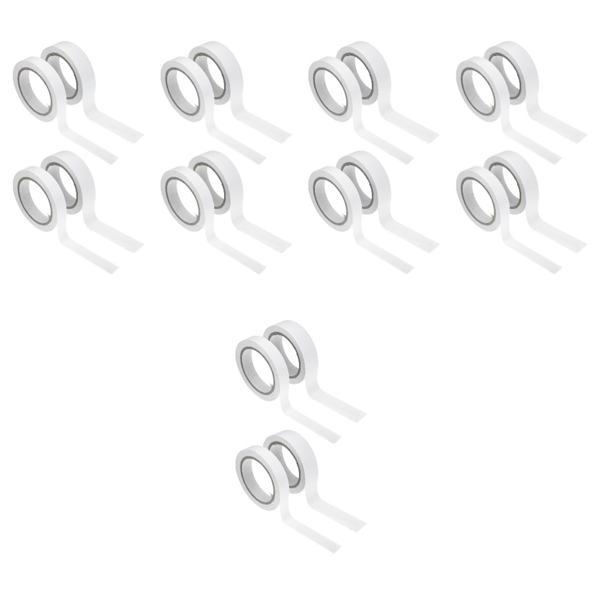 Operitacx 5 Set Nastri Biadesivi Double Sided Tape Nastro Adesivo Rimovibile Nastro Per Pavimenti Doppio Nastro Adesivo Fai Da Te Nastri Adesivi Biadesivi Tessuto Bianca 4 * 5