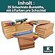 Set mit 25 Wachsschachteln für Kinder, perfektes Geschenk zum Geburtstag, Kinder, Schule, 6 Wachsmalstifte pro Box – Farbstifte für Kinder