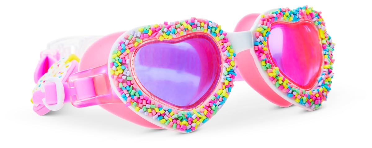 Bling2o Cupid's Candy Girl Kids Swimming Goggles, Anti-Fog, Leak-Proof, Anti Slip UV Protection