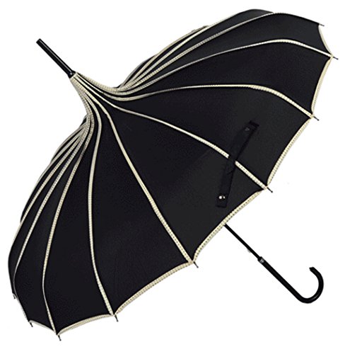 Tinksky Ombrellino parasole vintage con manico