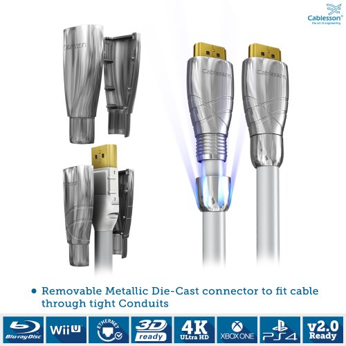 Cable HDMI con Ethernet High Speed 5 metros negro macho macho 4