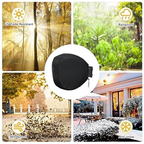 Couvercle de bobine de tuyau de jardin rétractable pour extérieur - 3