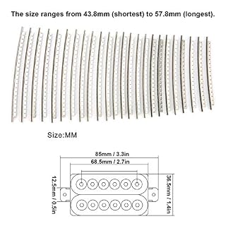 24 Pièces Guitare Fret Fil Ensemble 2.7mm Guitare Fret Fil Rouleau en Acier Inoxydable Pièces de Remplacement Guitare… - Les Beatles, Paul McCartney, John Lennon, RIngo Starr, George Harrison 24 Pièces Guitare Fret Fil Ensemble 2.7mm Guitare Fret Fil Rouleau en Acier Inoxydable Pièces de Remplacement Guitare… – Image 3
