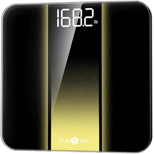 RunStar Digital Bathroom Scale for Body Weight with High Precision,