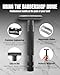 Gentleman Jon Safety Razor Shaving Kit | Vintage Wet Shave Grooming Set for Men - Includes: Safety Razor, Hair Shaving Brush, Alum Block, Shave Soap, Bowl & Double Edge Razor Blades