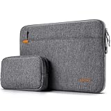 Fermeture éclair robuste : toutes les poches de la sacoche pour ordinateur portable 13 pouces sont fermées avec une fermeture éclair en métal lisse et durable. Avec la poignée escamotable confortable, l'étui léger pour ordinateur portable peut être facilement rangé dans un sac à dos et une valise.