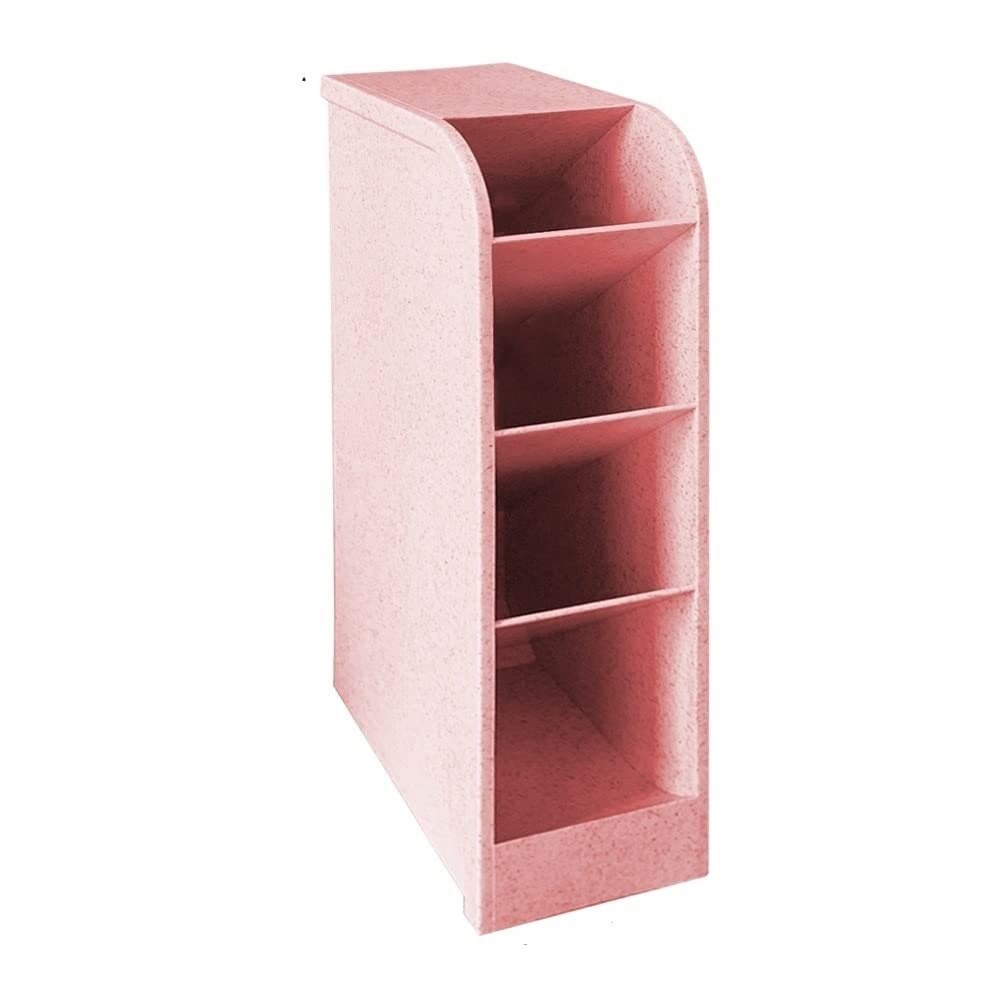 JINGYAN Pencil Holders Desk Organizer for Pens Brush Holder Pencil For School Supplies Kawaii Stationery Office Makeup for Cosmetics(Pink)