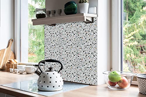 Piso italiano con baldosas de vinilo autoadhesivas Decormat de alta densidad 4