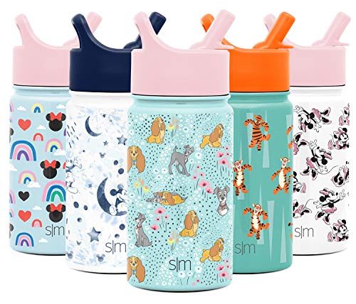 Simple Modern 14oz Disney Summit Kids Water Bottle Thermos with Straw Lid